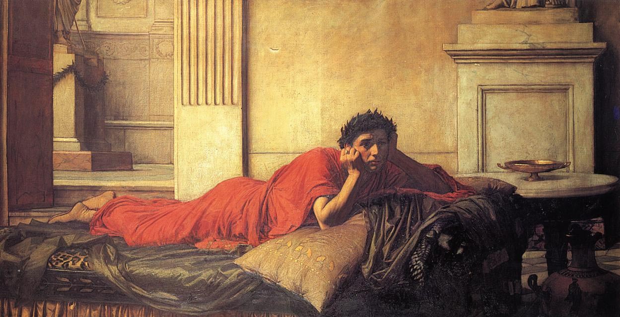 Neronovo kajanje posle ubistva majke/Džon Vilijam Vaterhaus (1878)/Izvor: Wikipedia