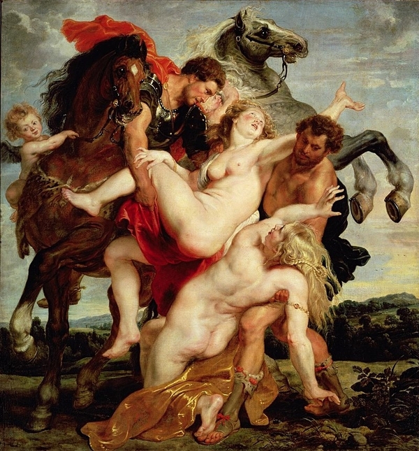 Rubens - Otmica Leukipovih kćeri - izvor: Wikipedia